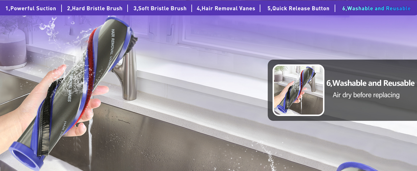 For dyson v11 animal head replacement