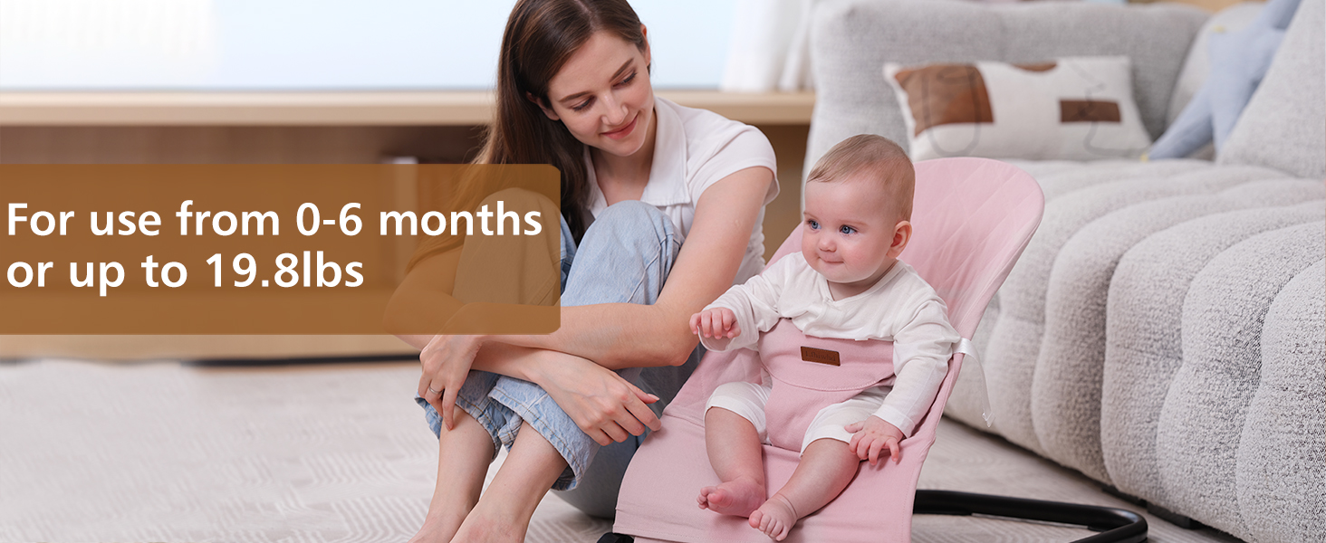 baby bouncer  Suitable for babies 0-6 Mothons old