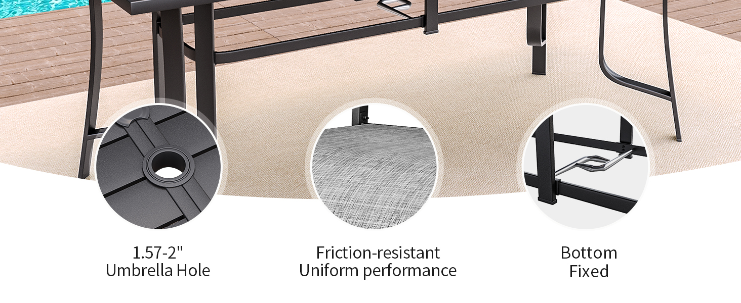Outdoor Patio Table and Chairs