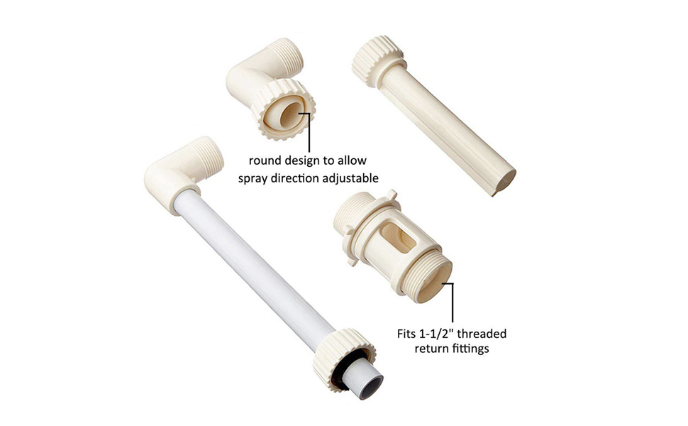 pool waterfall sprinkler