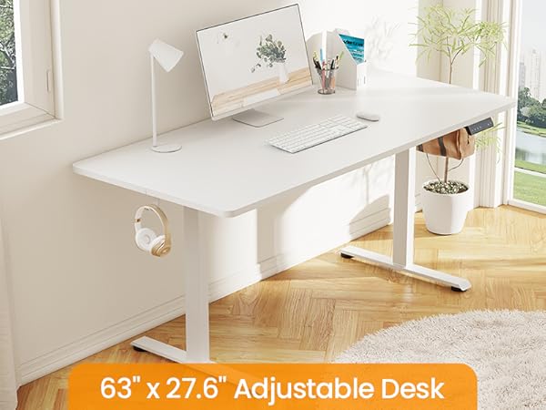 63 inch standing desk large big huge table