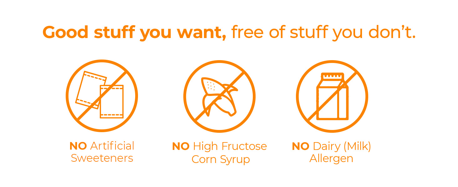 Good stuff you want, free of stuff you don't.