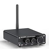 Fosi Audio BT10A Bluetooth 5.0 Stereo Audio Amplifier Receiver 2 Channel Class D Mini Hi-Fi Integ...