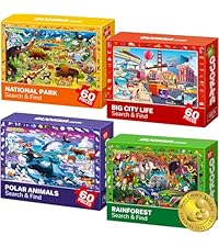 Amazon.com: QUOKKA Puzzles for Kids Ages 4-6 - 4 x 60