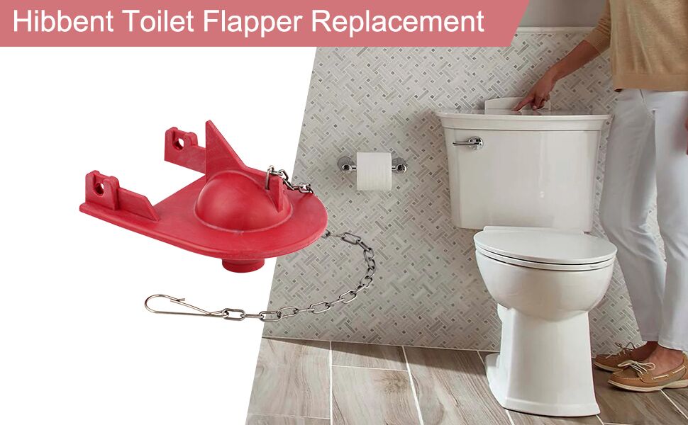 Hibbent Toilet Flappers Replacement Compatible with Kohler SharkFin