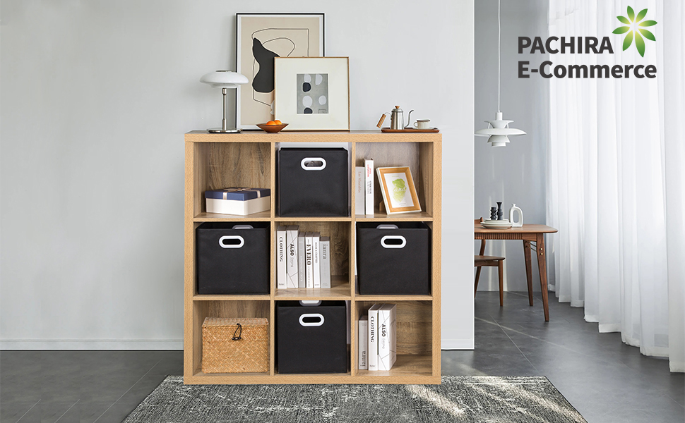 置物    Patricia  1993 Amazon.com: PACHIRA US 9 Cube Storage Shelf, 13x13x15 Inch