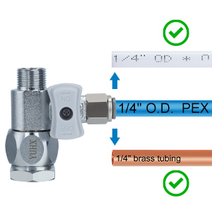 reverse osmosis adapter,ro adapter 1/4,undersink ro feed valve