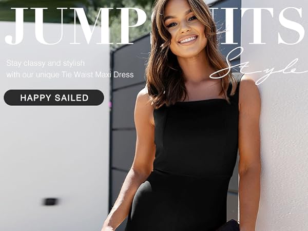 Amazon.com: Happy Sailed Womens Jumpsuits Dressy Casual