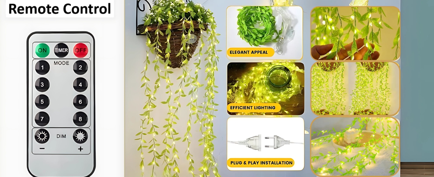 Leaf Curtain Lights – 200 LED