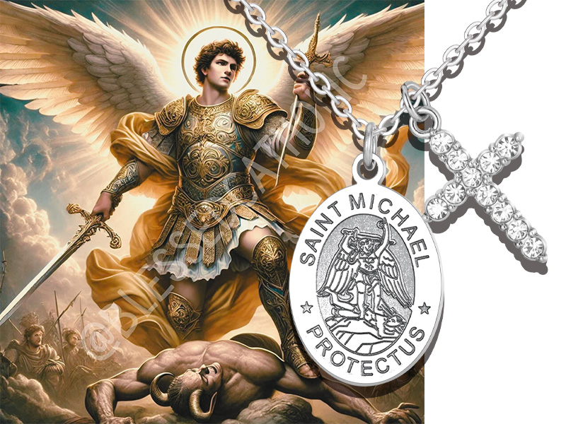 st. michael necklace