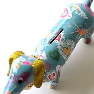 Amazon.co.jp: 貯金箱 おしゃれ 陶器 犬 いぬ ドッグ オブジェ