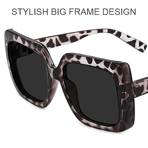 stylish big frame design