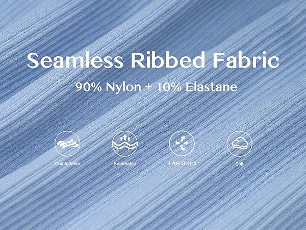 Basic Seamless Ribbed Tank Tops