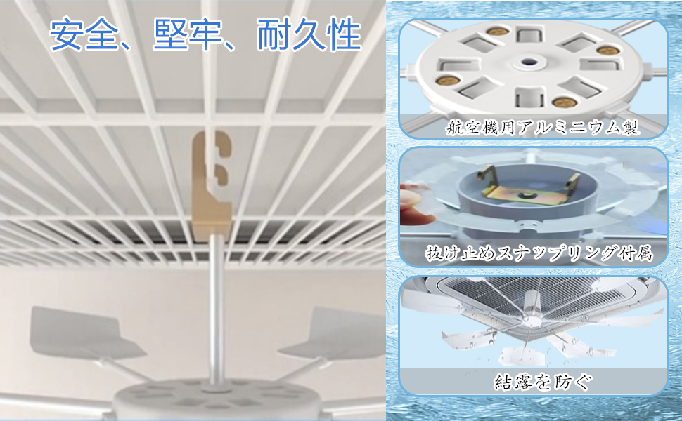 Amazon.co.jp: EIING【新設計】エアコンファン エアコン