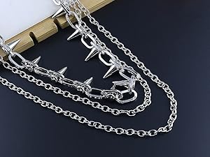 Rivet punk pants chain is suitable for biker parties and rock bands