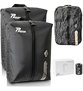 POIXM Vacuum Bags for Travel with Pump, Reusable Space Saver Bag, IP67 Waterproof Vacuum Packing ...