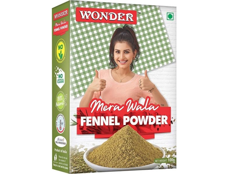 Buy Wonder Mera Wala Fennel, Saunf Powder, 100 Natural Fennel Powder