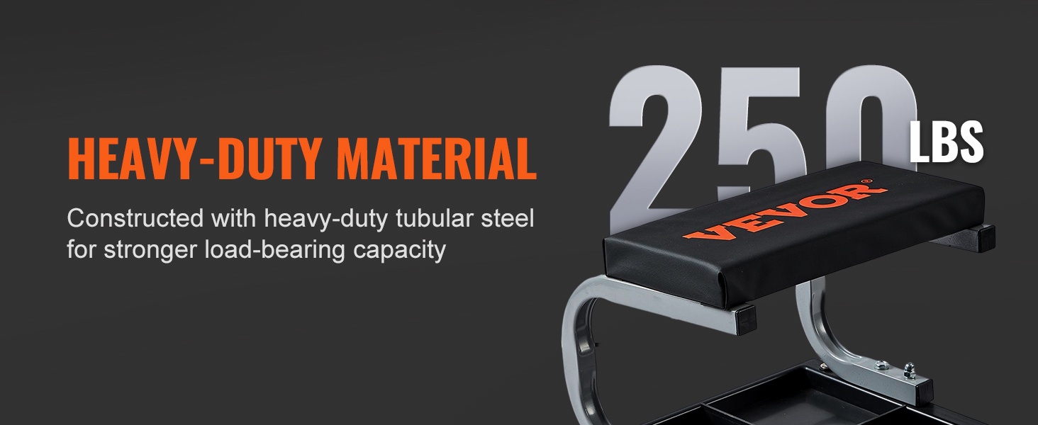 VEVOR Rolling Creeper Seat, 250 LBS Capacity