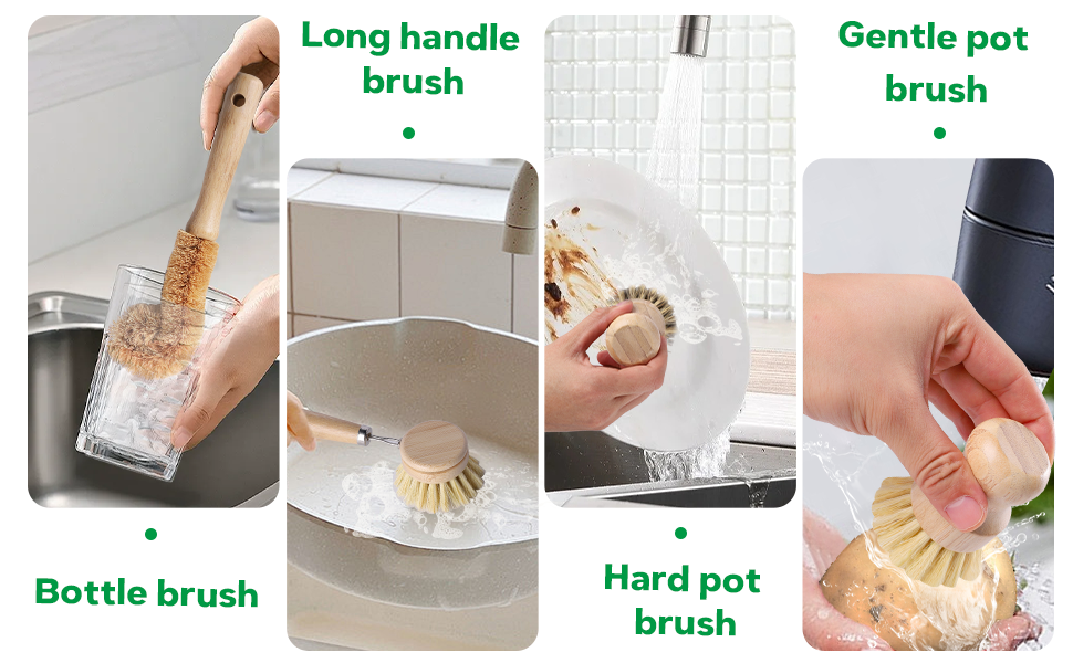 bottle brush;long handle brush;hard pot brush;gentle pot brush
