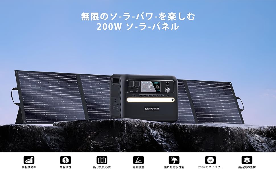 ❤米国の超高効率ソーラーパネルを4枚搭載♪❤超パワフル❣ソーラーチャージャー Amazon.co.jp: EcoFlow ソーラーパネル 400W 太陽光パネル