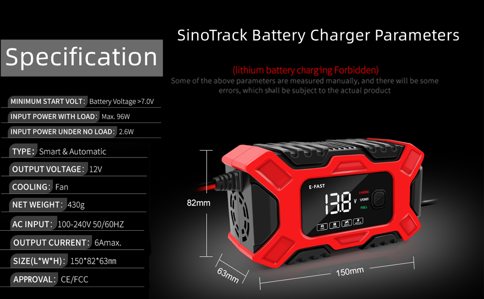 Battery Charger Specification