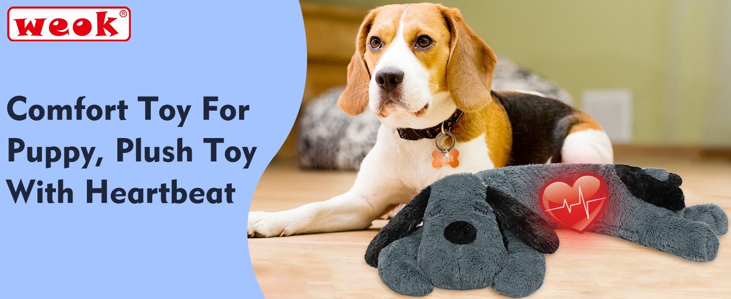heartbeat dog toy for puppy