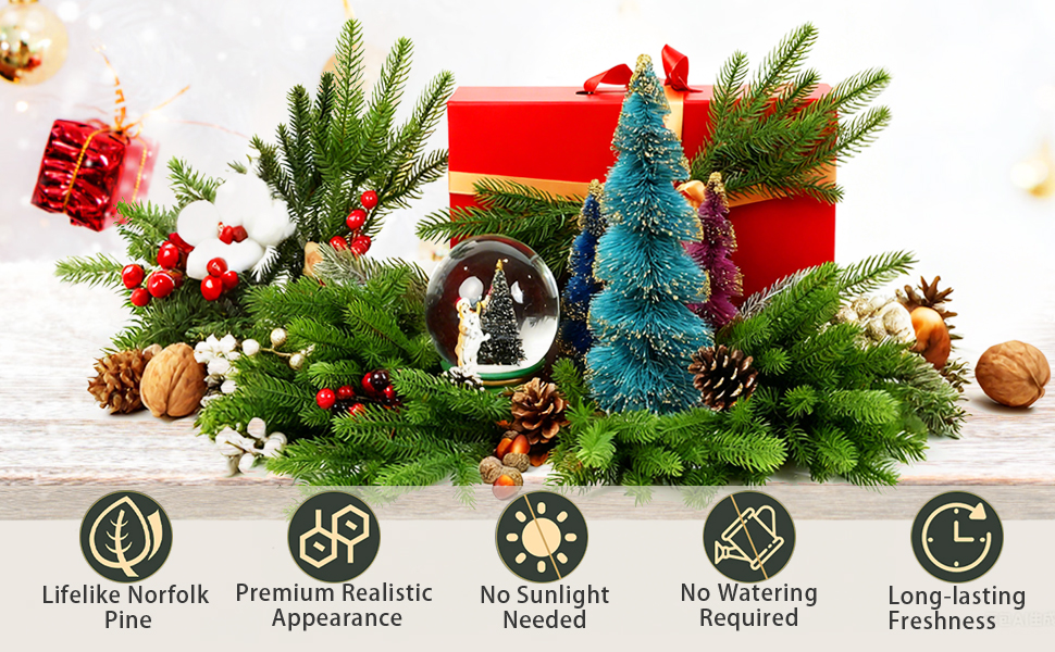 Artificial Pine Branches 30pcs