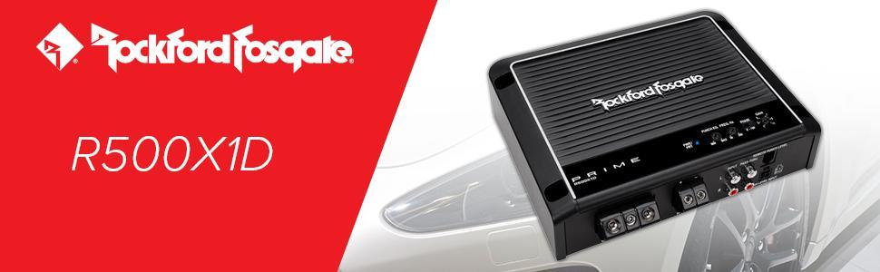 Rockford Fosgate R500X1D アンプ Amazon.com: Rockford Fosgate R500X1D Prime Series Class D