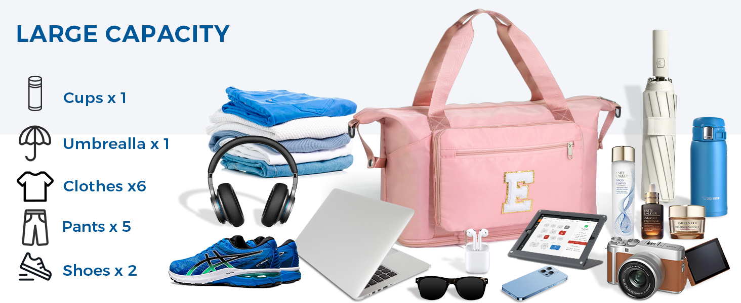 personalized duffle bag travel essentials for women