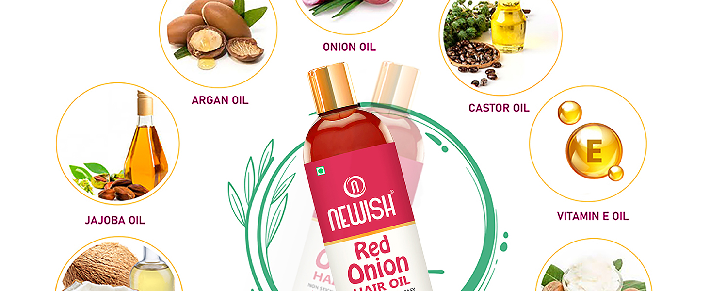 hair Oil, red onion hair oil, red onion hair oil for hair growth