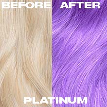 Platinum to Semi-Permanent Purple Hair