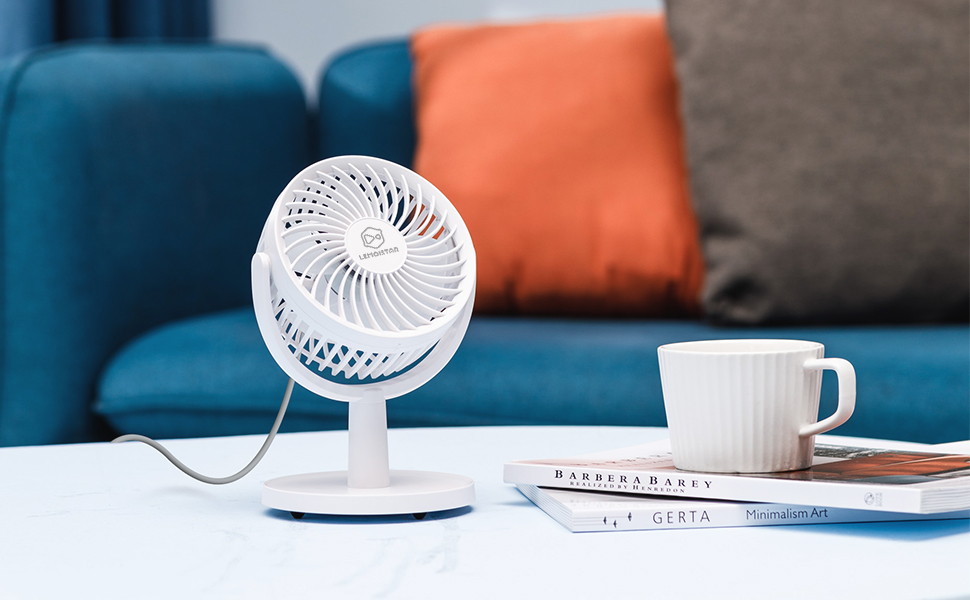Small USB Desk Fan, 4 Speeds Portable Table Personal Fans, 310 - Small Fan That Plugs Directly Into Outlet