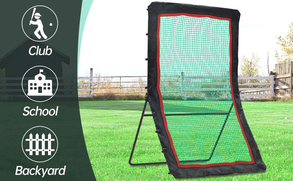 Pitch Back Baseball Rebounder,Baseball Bounceback Net