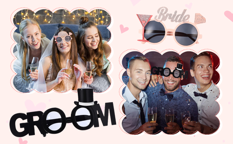 Photo Props Night Bridal Eyeglasses