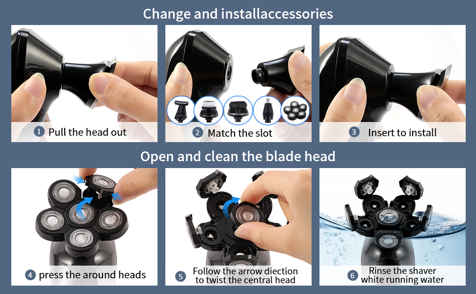 Head Shaver for Bald Men