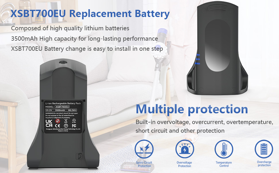 Battery for Shark Cordless Vacuum Cleaners, Shark Battery Replacement