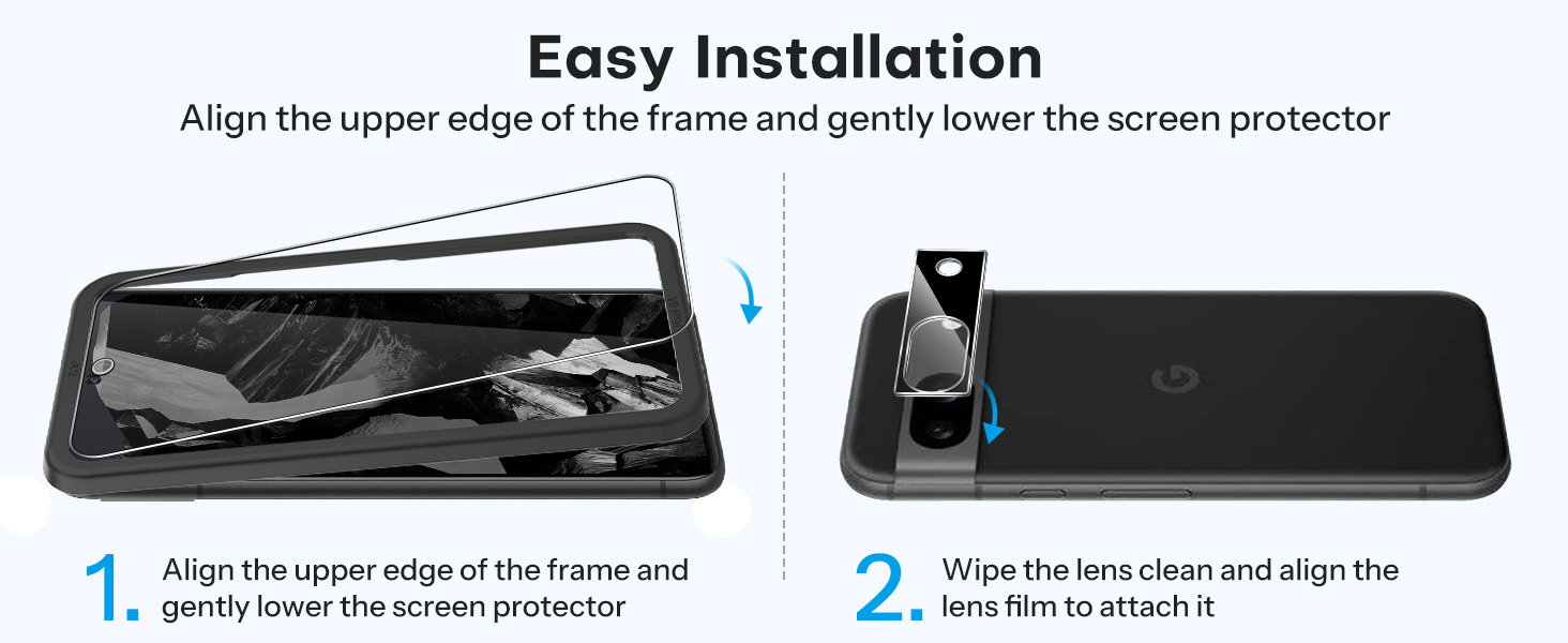 pixel 8a glass screen protector