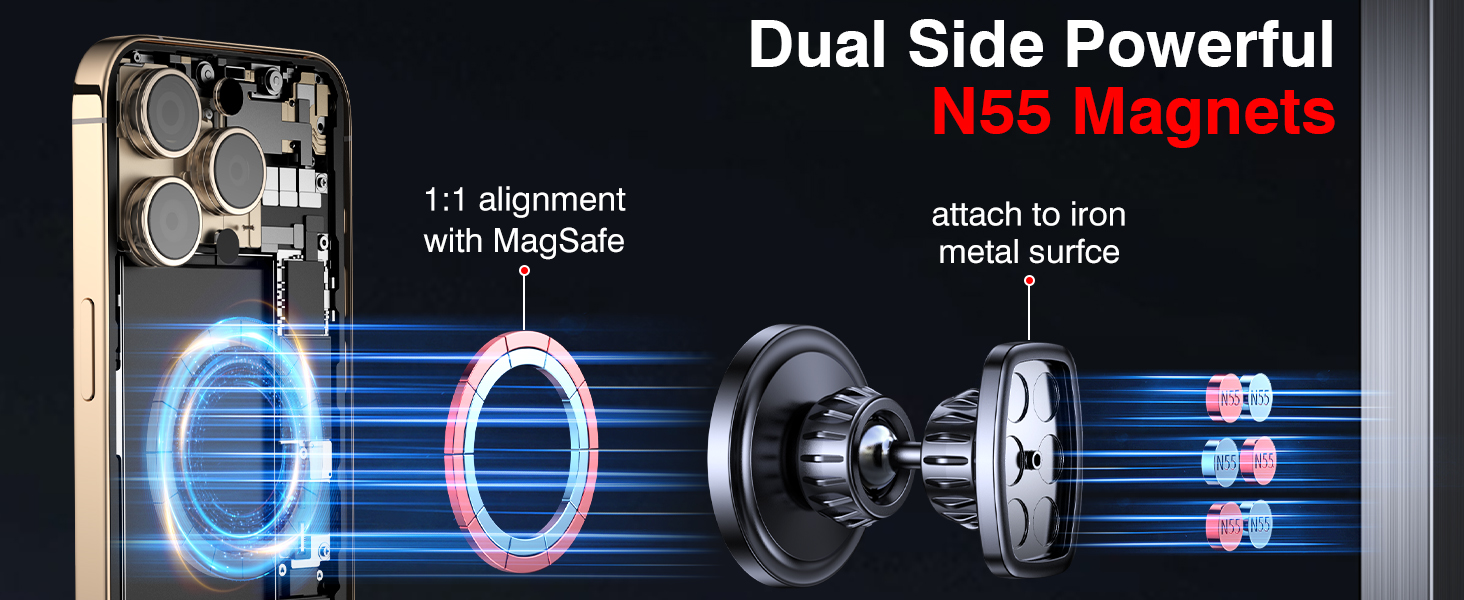 gym phone holder magnet