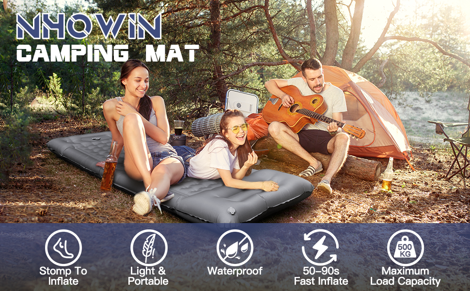 self inflating camping mat camping mattress sleeping mat camping bed