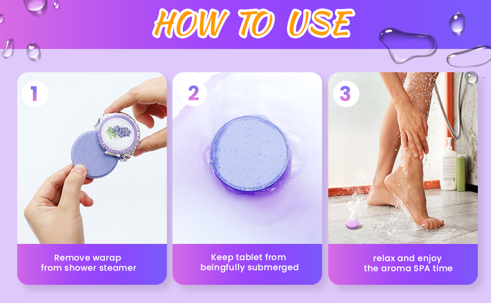 shower steamers for women