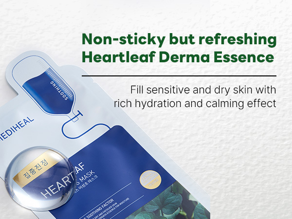 Amazon.com : Mediheal Dermaplus Heartleaf Mask (10 Counts) - Daily