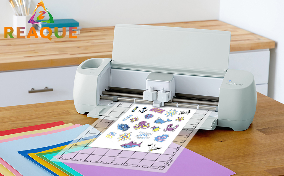 REAQUE Cutting Mat Plotter for Silhouette Portrait/Cricut Maker/Explore 3/Air, 20.3 x 30.5 cm (8
