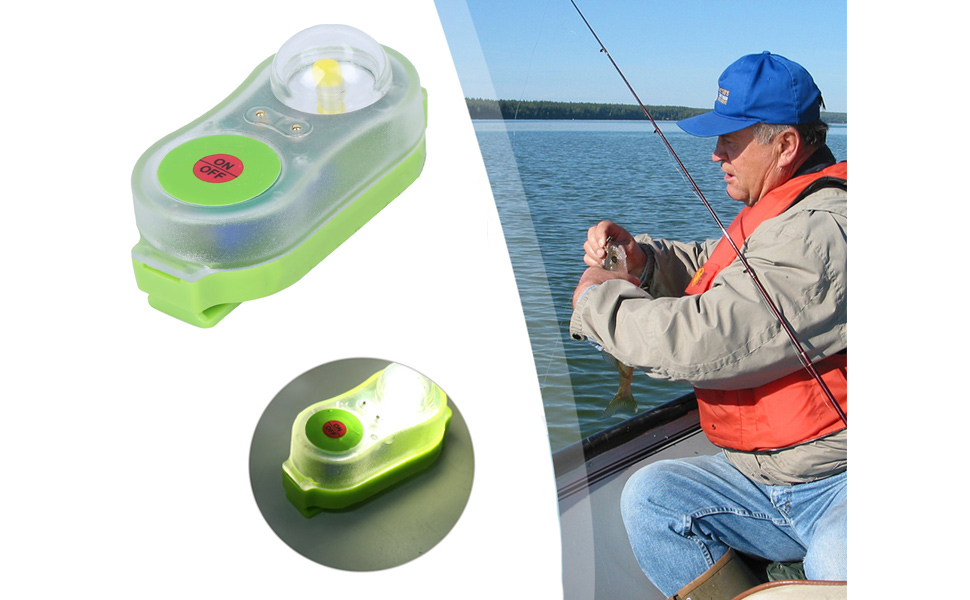 Life Jacket Light, Strobe Light Water Activated Seawater Self Lighting