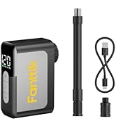 Fanttik X10 Ace Mini Tiny Bicycle Pump with Gauge, 120PSI Electric Bike Pump with Presta and Schr...