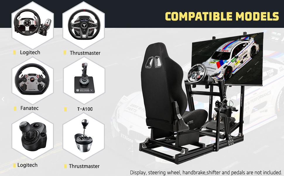 Sim Racing Cockpit Wheel Stand