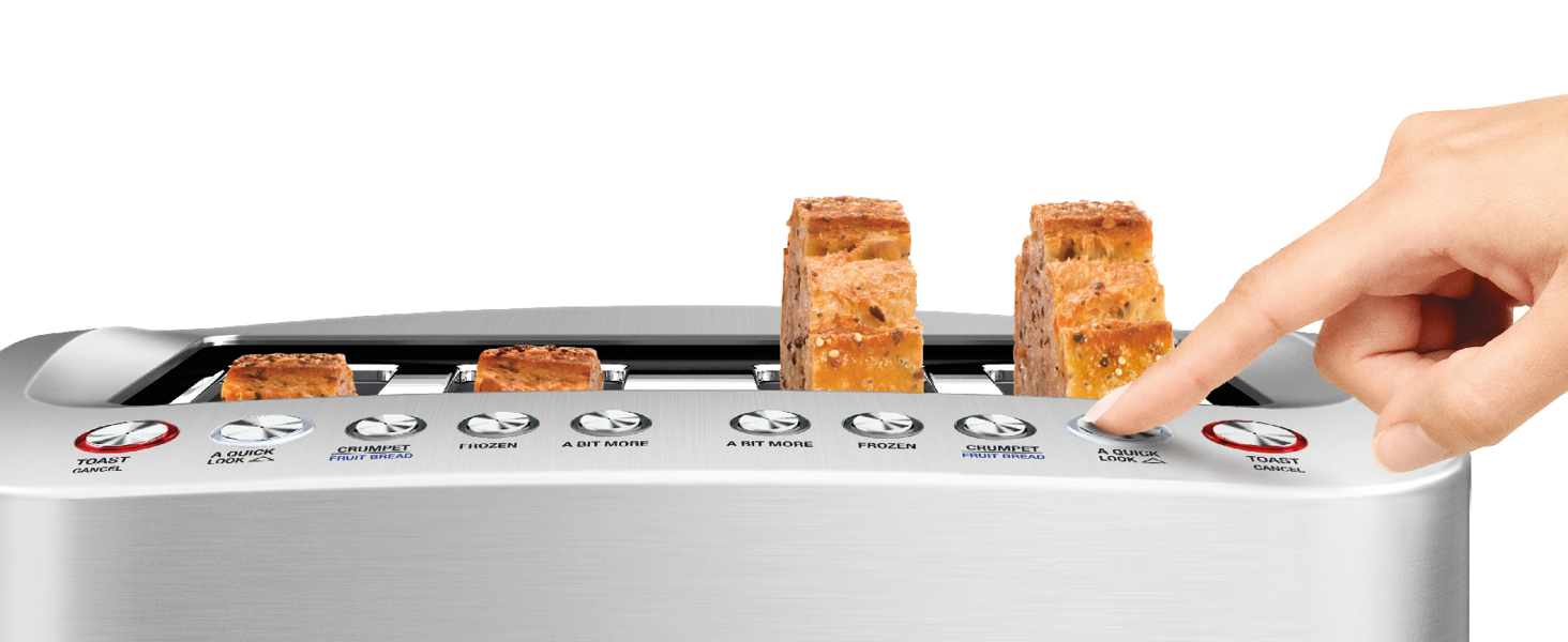 Sage The Smart Toast 4Slice Toaster, Brushed Aluminium Amazon.co