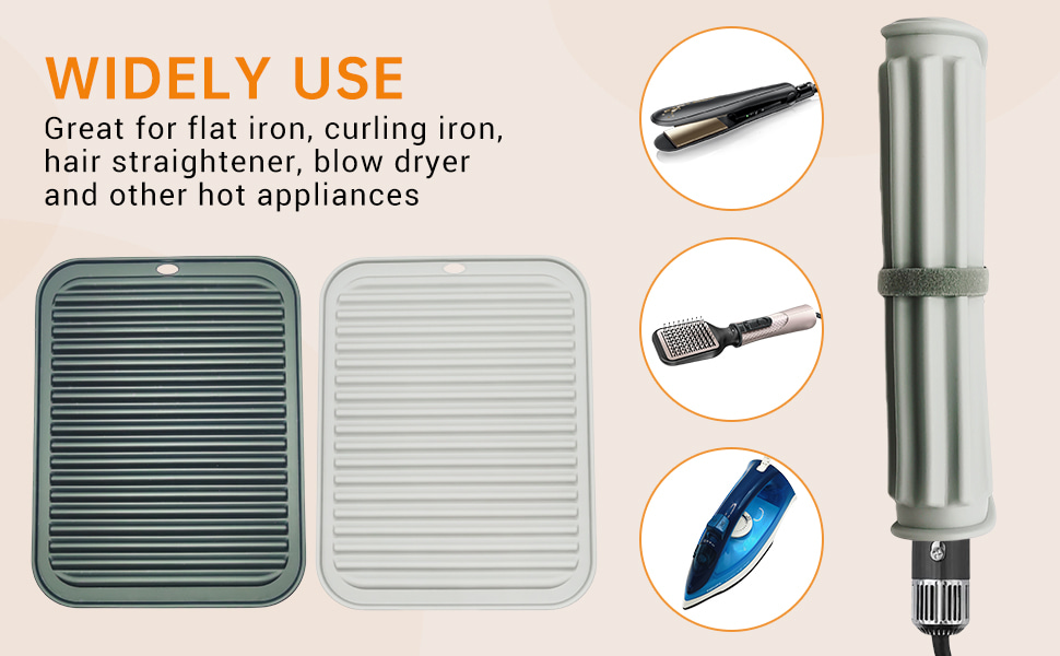 heat resistant mat for hair tools curling iron holder hairstylist essentials