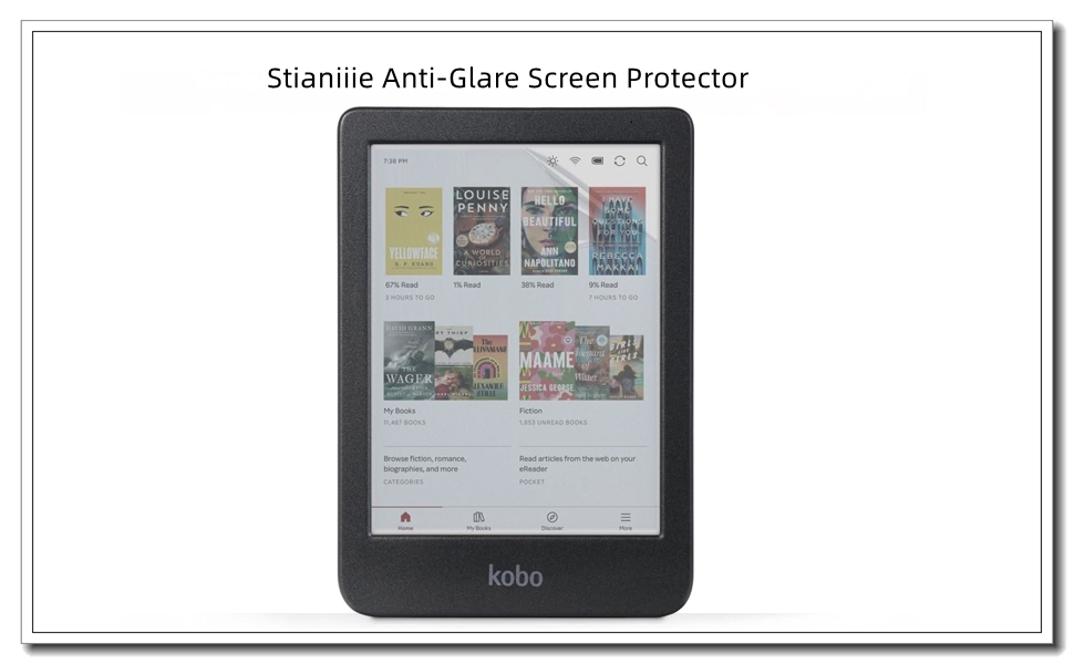 Amazon.com: Stianiiie (3 Pack Screen Protector for Kobo
