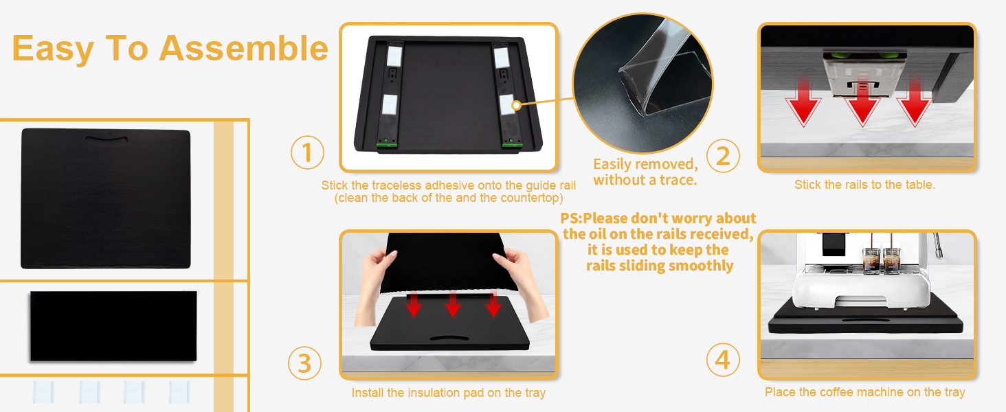 MinBoo Bamboo Appliance Slider