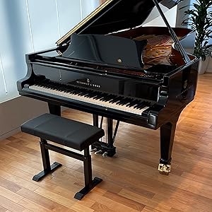 Amazon.co.jp: ピアノ椅子 PianoBench 油圧式 Hydraulicタイプ 【高低